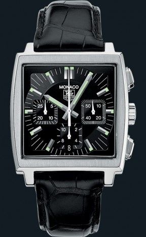 TAG Heuer Monaco Calibre 17 Stainless Steel / Black